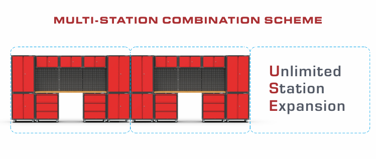 13 штук тяжелой гаражной системы для хранения гаража