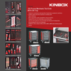 Kinbox Tool Box Roller Cabinet с инструментами для гаража 185pcs для гаража