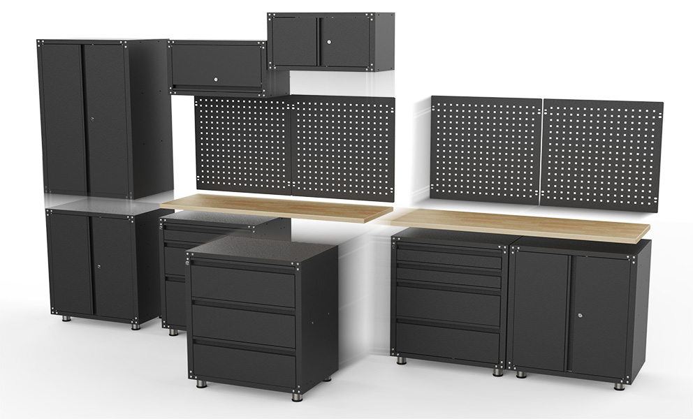 Основные характеристики высококачественных стальных гаражных шкафов для хранения вещей