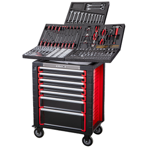 Kinbox 232 Piece EPS Tray Professional Discart Прочная многофункциональная набор инструментов, модернизированная металлическая панель, поддерживает настройку