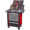 Kinbox 455 Piece BMC Tray Professional Dainscart Прочный многофункциональный комплект инструментов, модернизированная металлическая панель, поддержка настройки