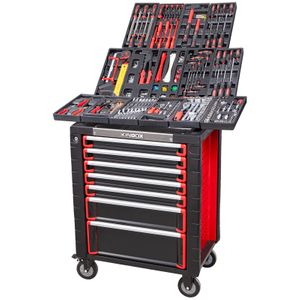 Kinbox 455 Piece BMC Tray Professional Dainscart Прочный многофункциональный комплект инструментов, модернизированная металлическая панель, поддержка настройки
